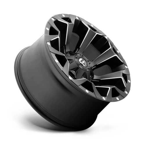 Fuel Offroad D546 ASSAULT Matte Black Milled 18x9 +20 8x165.1mm 125.1mm - Wheelwiz