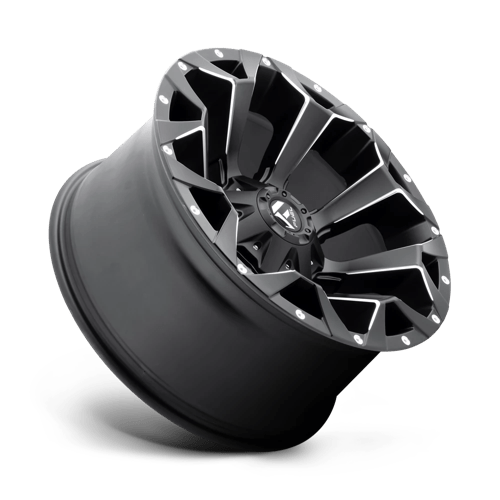 Fuel Offroad D546 ASSAULT Matte Black Milled 18x9 -12 6x114.3mm 66.3mm - Wheelwiz