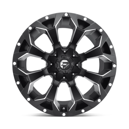 Fuel Offroad D546 ASSAULT Matte Black Milled 20x9 +1 8x165.1mm 125.1mm - Wheelwiz