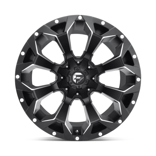 Fuel Offroad D546 ASSAULT Matte Black Milled 18x9 +20 8x165.1mm 125.1mm - Wheelwiz