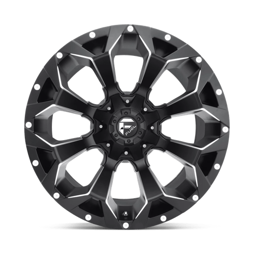 Fuel Offroad D546 ASSAULT Matte Black Milled 20x12 -43 8x170mm 125.1mm - Wheelwiz