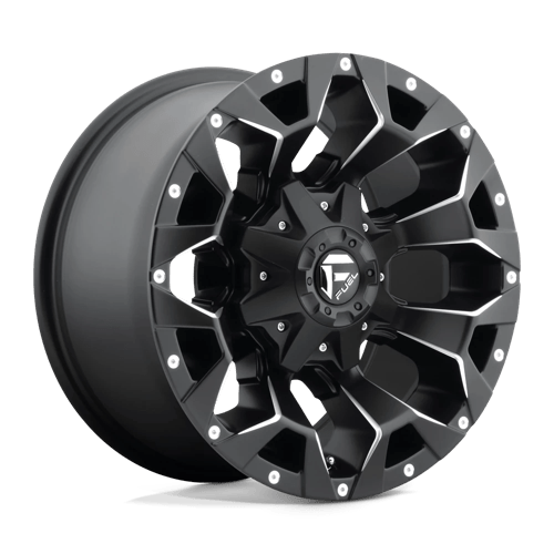 Fuel Offroad D546 ASSAULT Matte Black Milled 17x9 +1 6x120mm 66.9mm