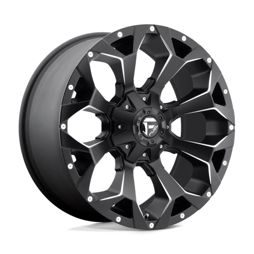 Fuel Offroad D546 ASSAULT Matte Black Milled 20x9 +20 6x135|6x139.7mm 106.1mm - Wheelwiz