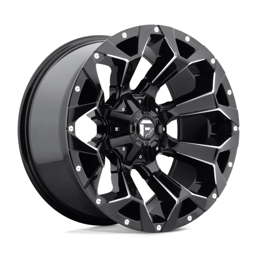Fuel Offroad D576 ASSAULT Gloss Black Milled 20x10 -18 5x139.7|5x150mm 110.1mm