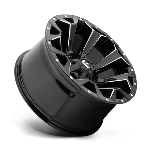 Fuel Offroad D576 ASSAULT Gloss Black Milled 20x9 +20 8x170mm 125.1mm - WheelWiz