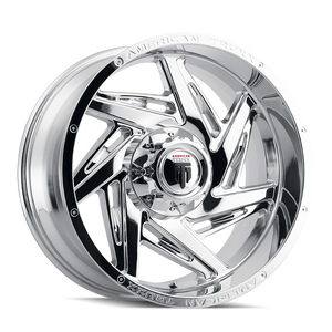 American Truxx SPIRAL Chrome 20x10 -24 5x127|5x139.7mm 78.1mm - WheelWiz