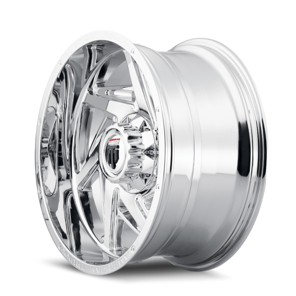 American Truxx SPIRAL Chrome 20x10 -24 5x127|5x139.7mm 78.1mm - WheelWiz