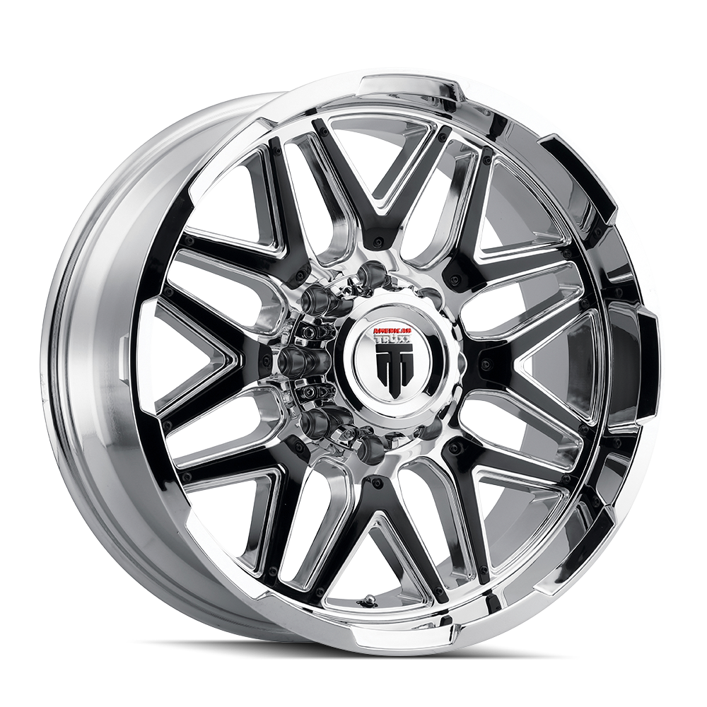 American Truxx GRIND Chrome 20x9 0 8x180mm 125.2mm - WheelWiz