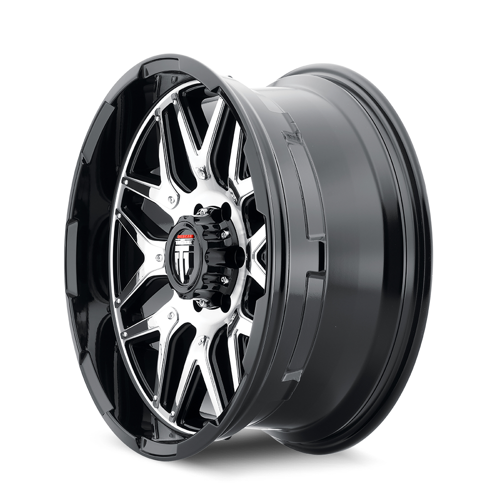 American Truxx GRIND Gloss black machined 20x9 -12 6x135mm 87.1mm