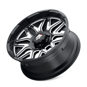 American Truxx GRIND Matte black milled 20x9 -12 6x139.7mm 106.1mm