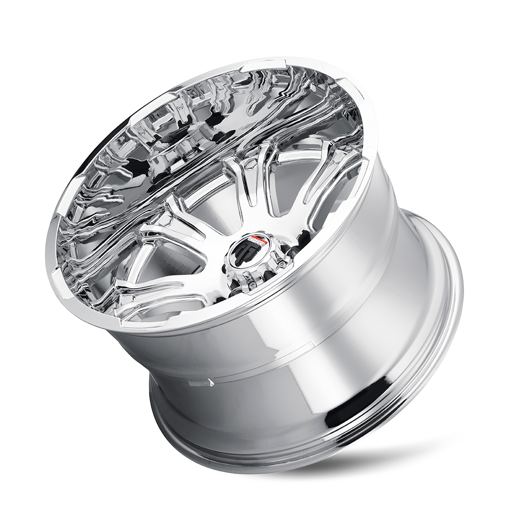 American Truxx BOMB Chrome 22x14 -76 8x180mm 125.2mm - WheelWiz