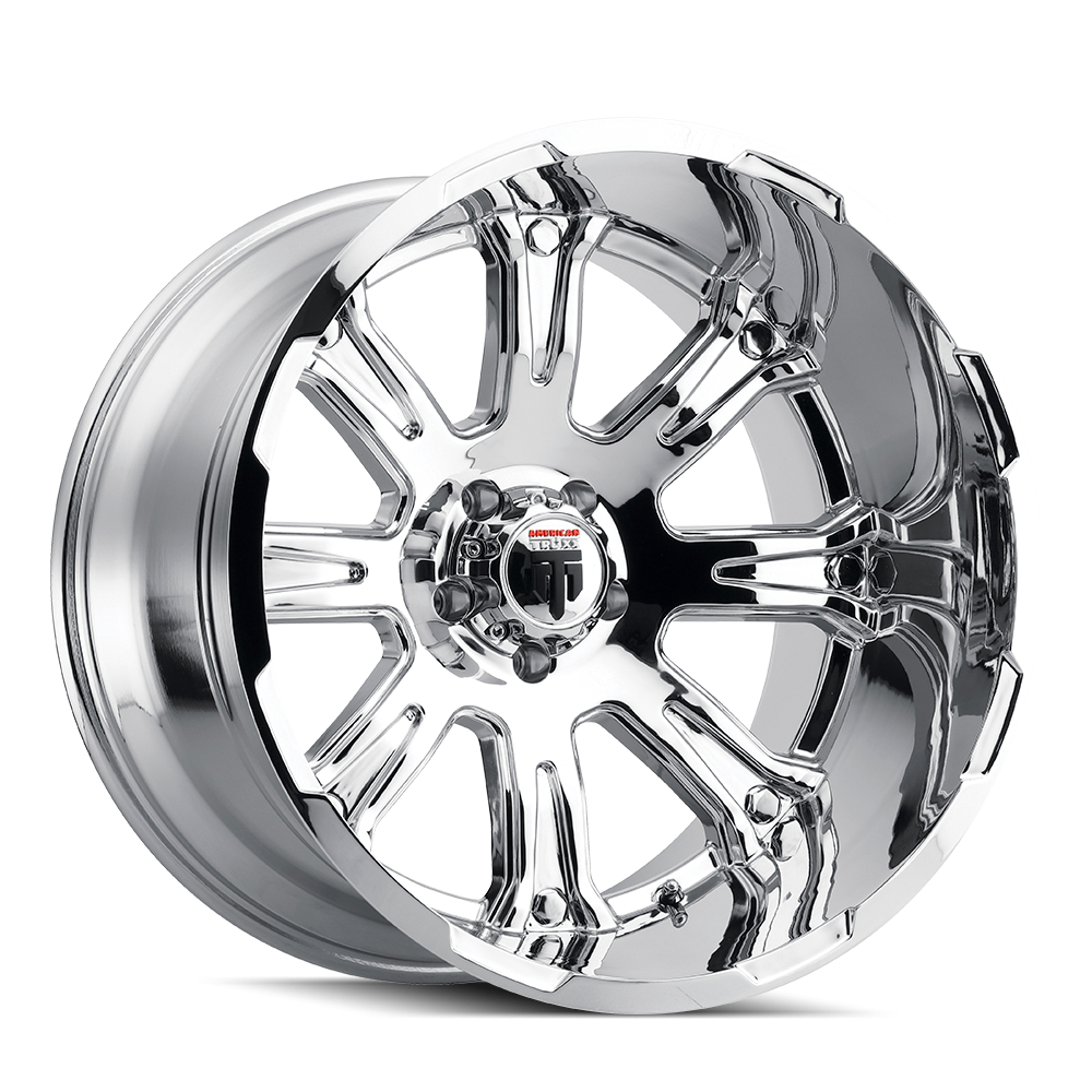 American Truxx BOMB Chrome 22x14 -76 5x139.7mm 87.1mm - Wheelwiz