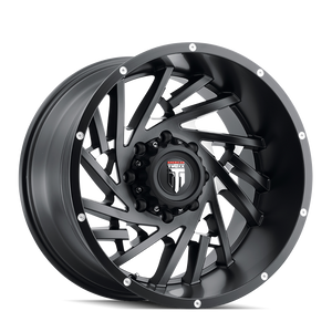 American Truxx WEB Satin black milled 20x10 -24 8x165.1mm 125.2mm - WheelWiz