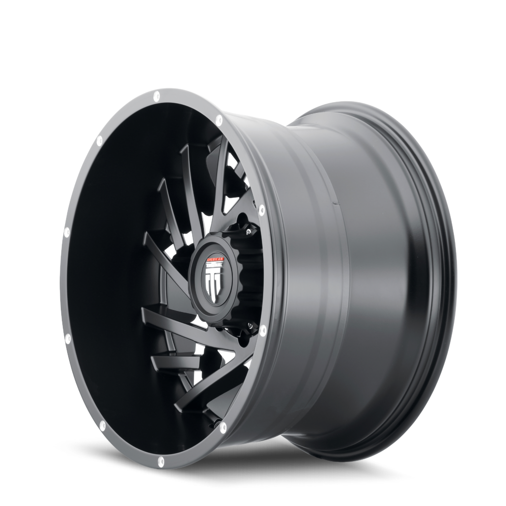 American Truxx WEB Satin black milled 20x10 -24 8x170mm 125.2mm - WheelWiz