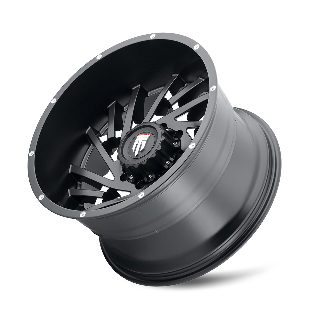 American Truxx WEB Satin black milled 20x10 -24 8x170mm 125.2mm - WheelWiz