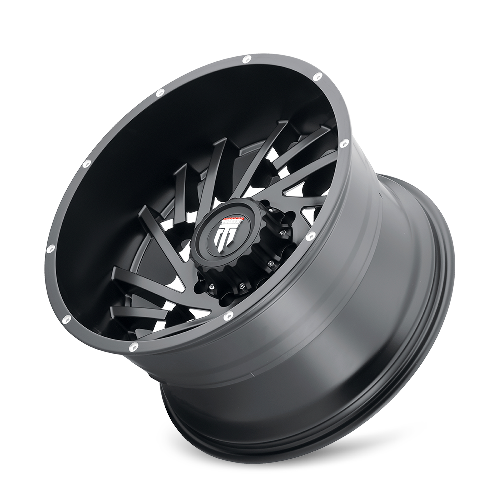 American Truxx WEB Satin black milled 20x12 -44 8x165.1mm 125.2mm - Wheelwiz