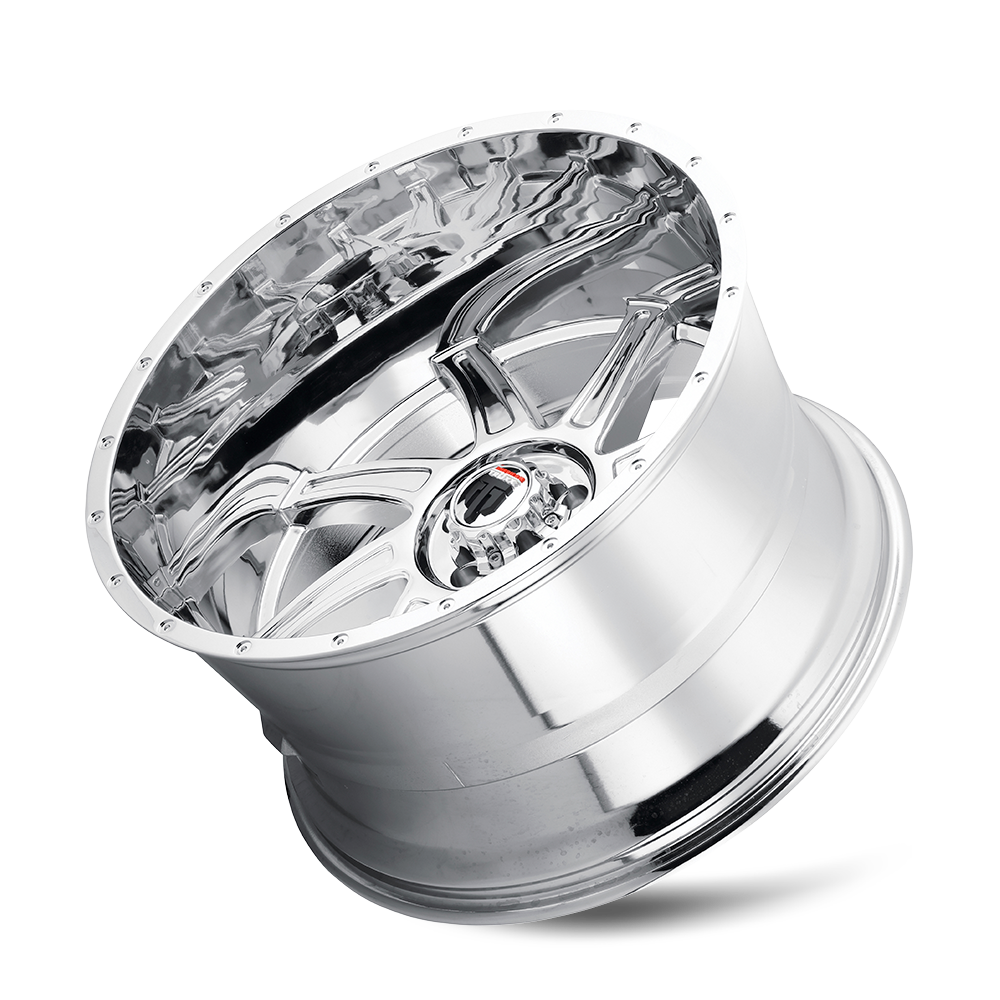 American Truxx VORTEX Chrome 22x12 -44 5x127mm 78.1mm - WheelWiz