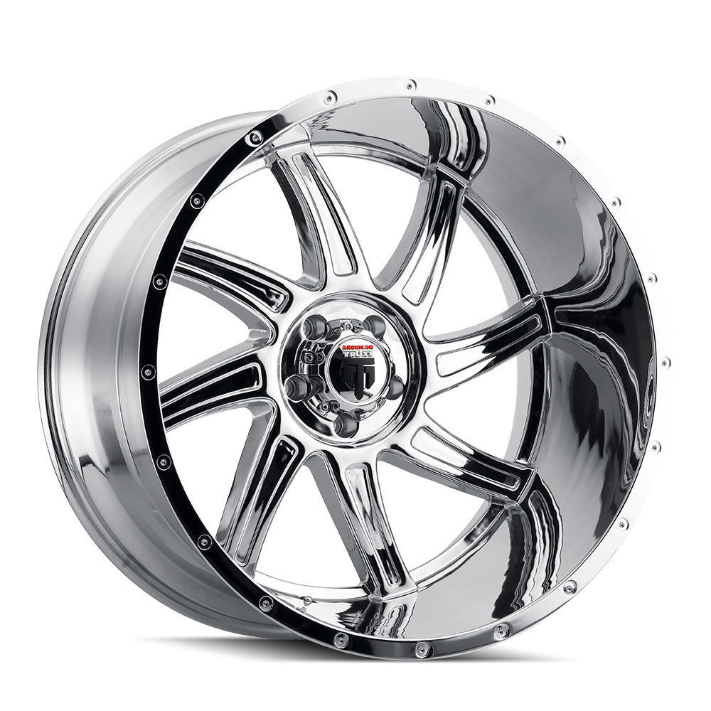 American Truxx VORTEX Chrome 22x12 -44 5x150mm 110.3mm - Wheelwiz