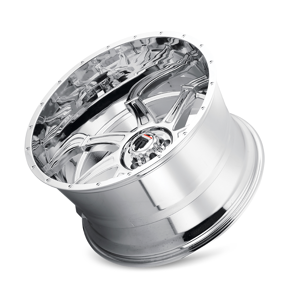 American Truxx VORTEX Chrome 22x12 -44 8x165.1mm 125.2mm - Wheelwiz