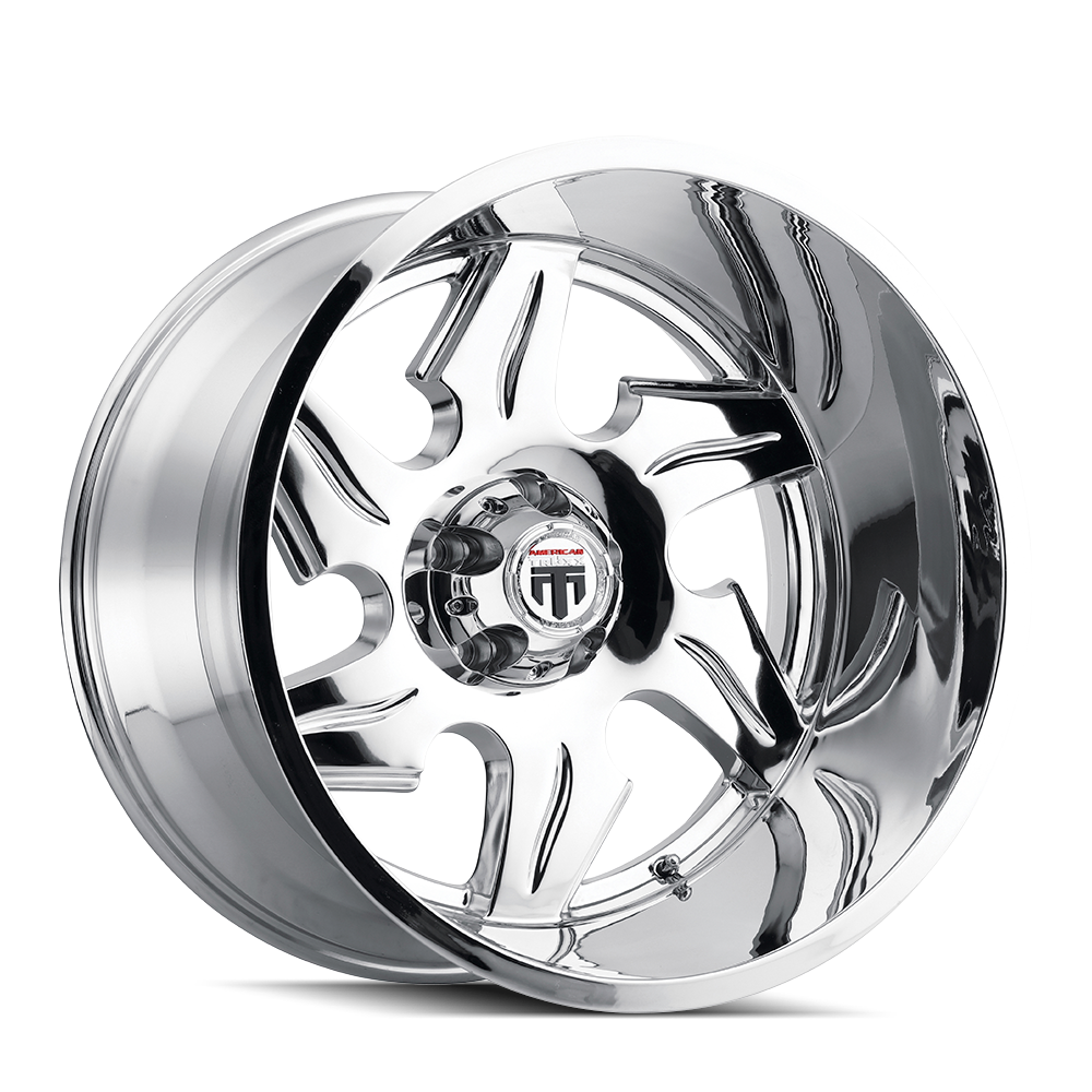 American Truxx NINJA Chrome 22x14 -76 6x139.7mm 106.1mm - WheelWiz