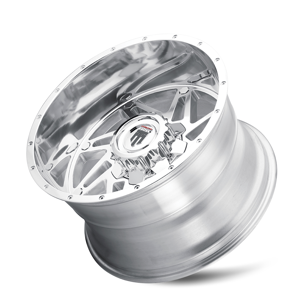 American Truxx WARRIOR Polished 22x14 -76 6x135|6x139.7mm 106.1mm - Wheelwiz