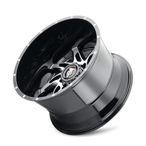 American Truxx SPYDER Gloss black machined 22x14 -76 8x170mm 125.2mm - Wheelwiz