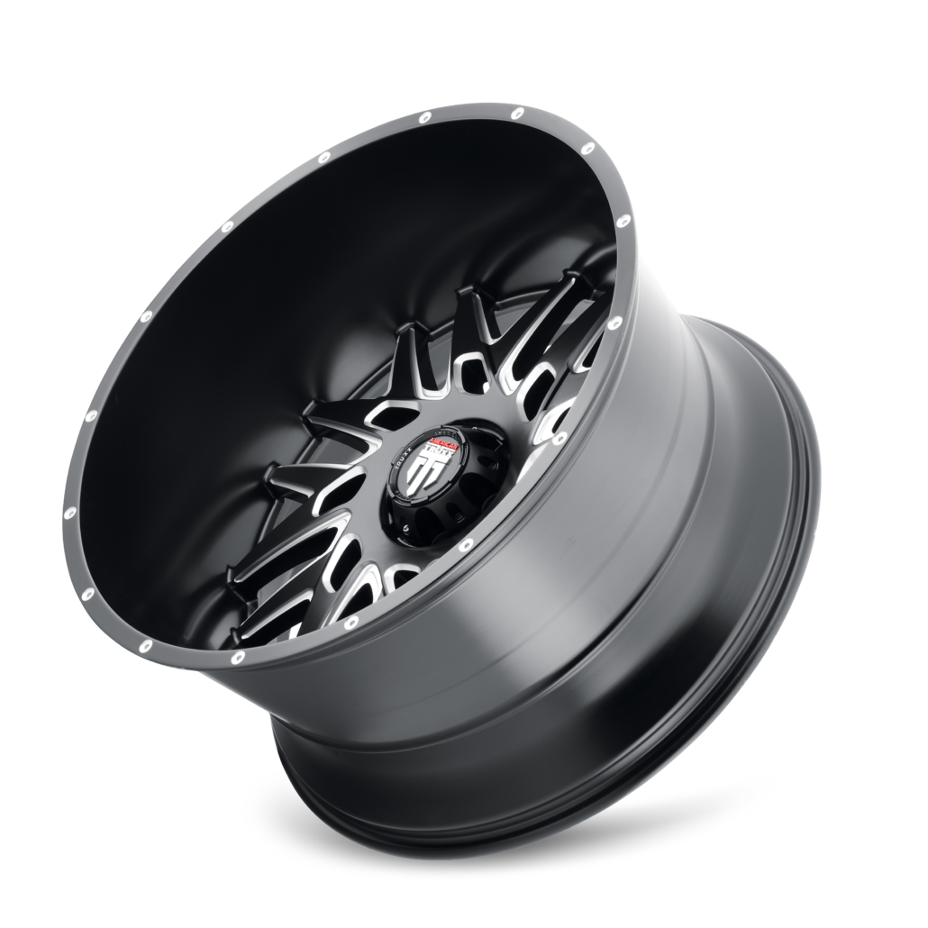 American Truxx DNA Satin black milled 22x12 -44 5x139.7mm 87.1mm - WheelWiz