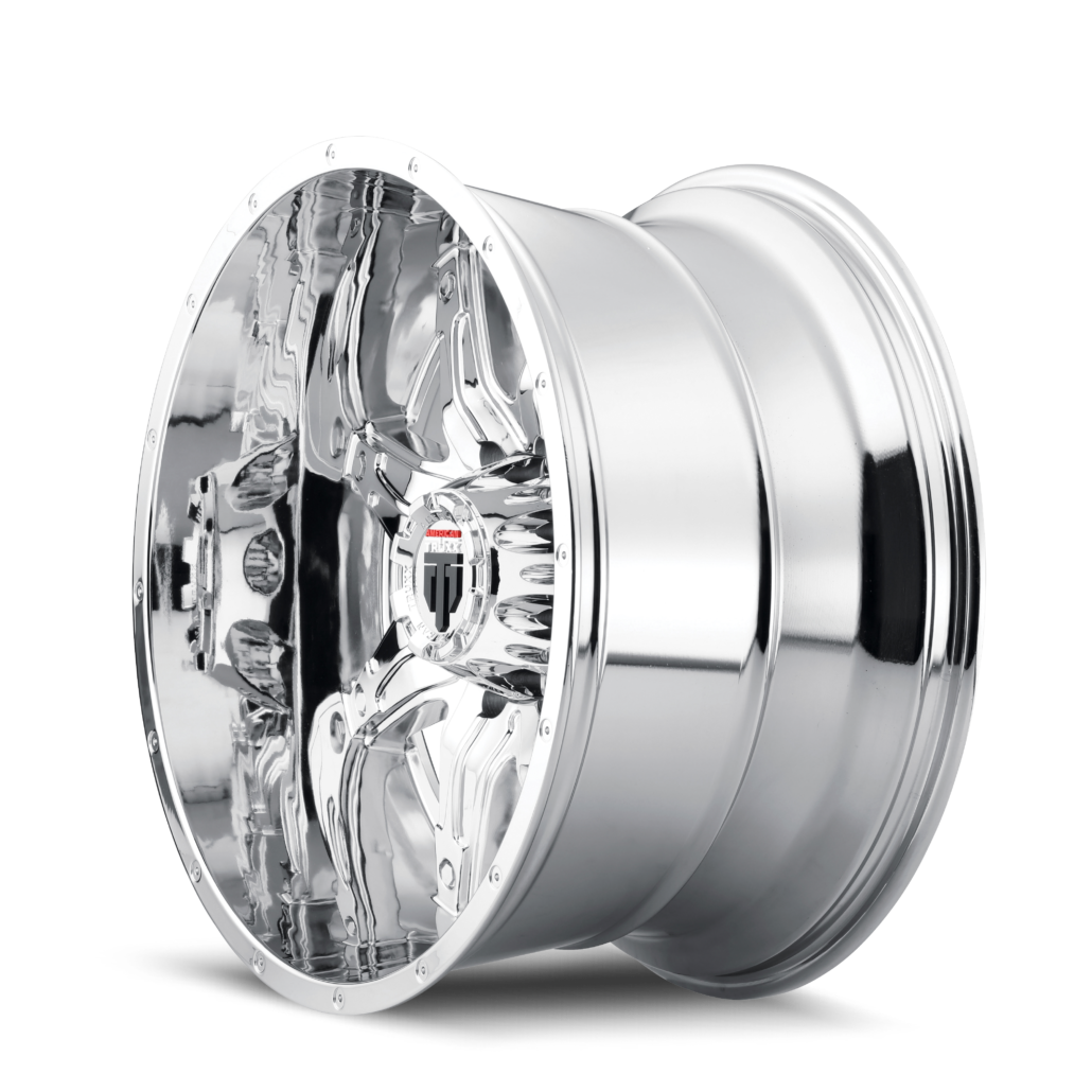 American Truxx LONESTAR Chrome 20x10 -24 8x165.1mm 125.2mm - WheelWiz