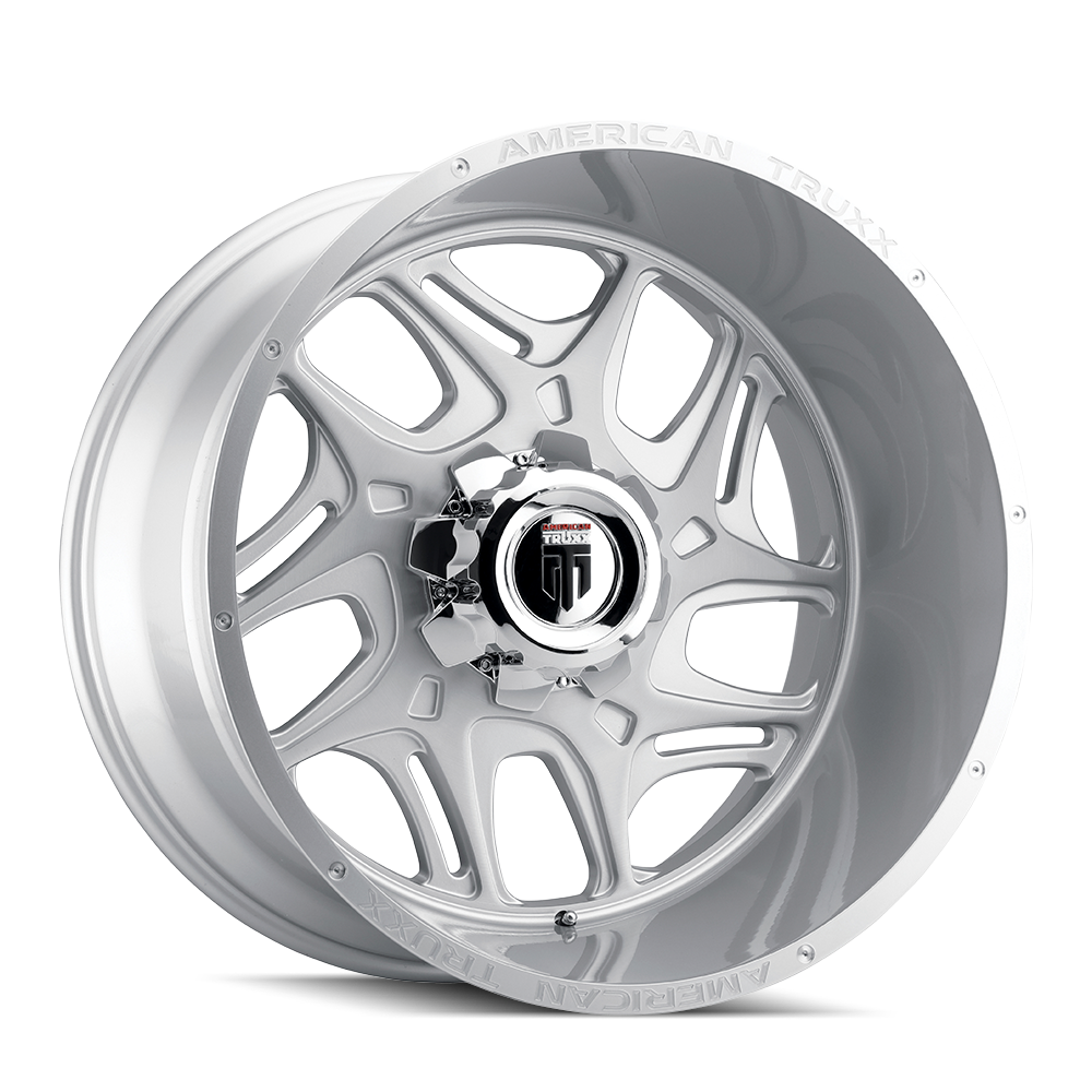 American Truxx SWEEP Brushed milled 24x14 -76 6x139.7mm 106.1mm - Wheelwiz