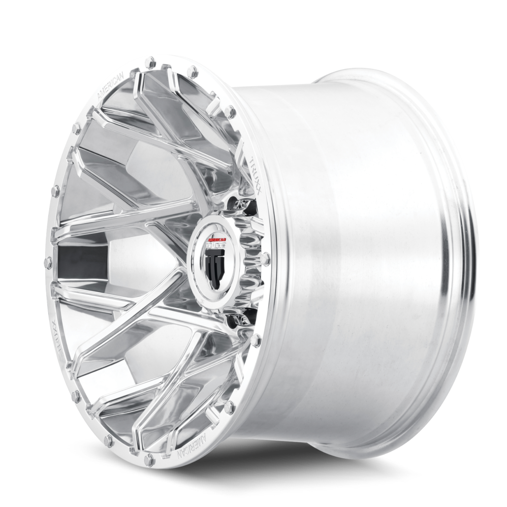 American Truxx GRIDLOCK Polished 20x12 -44 8x180mm 124.2mm - WheelWiz