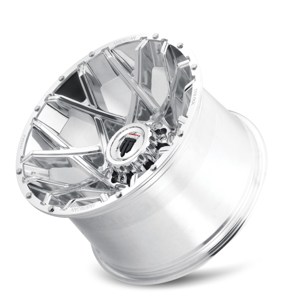 American Truxx GRIDLOCK Polished 20x12 -44 8x180mm 124.2mm - WheelWiz