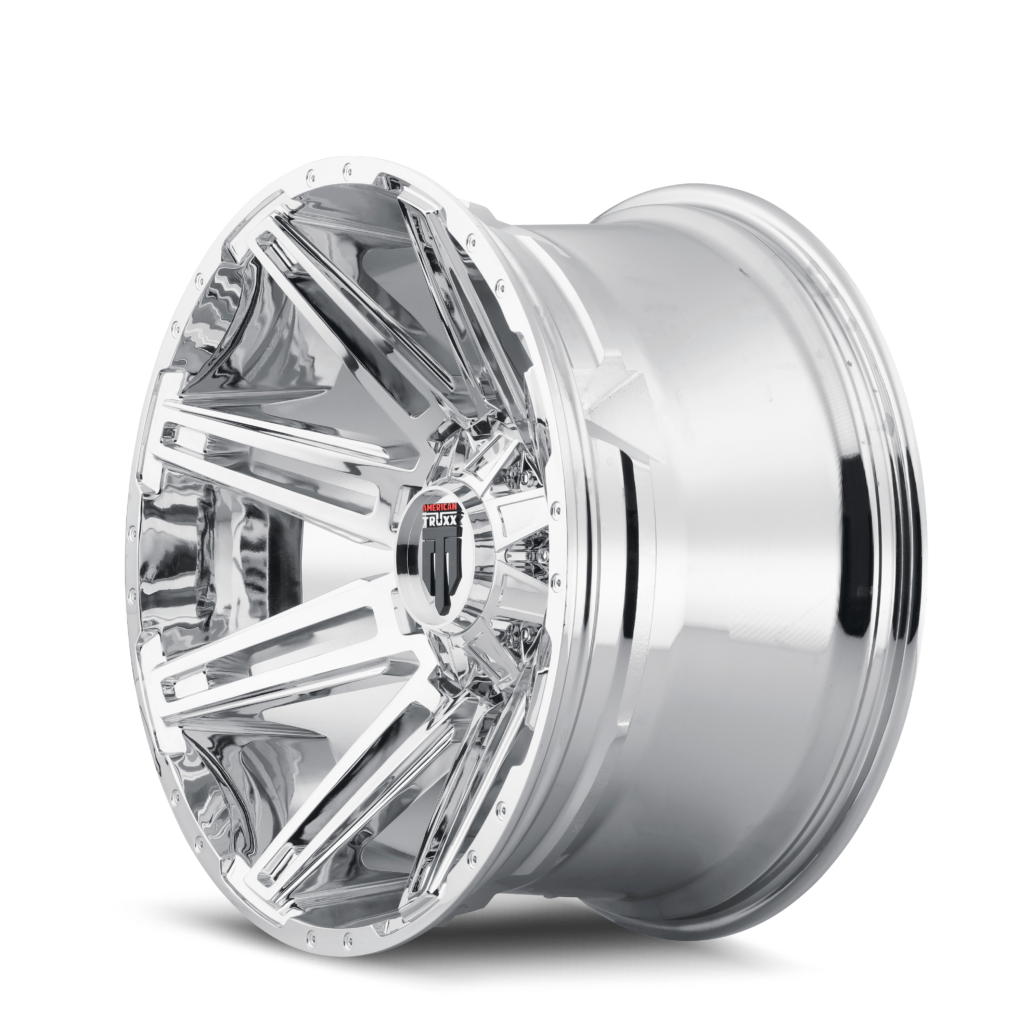 American Truxx BOOM Chrome 22x12 -44 5x127|5x139.7mm 78.1mm - WheelWiz