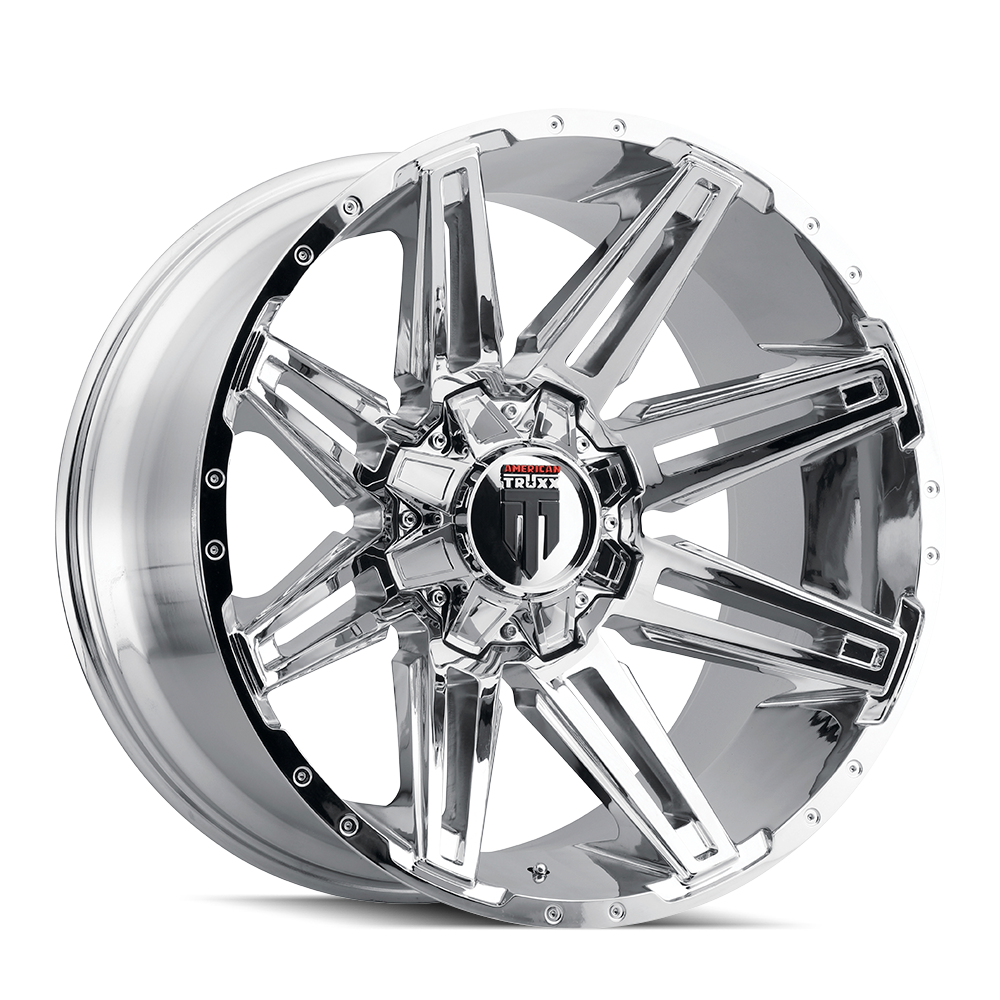 American Truxx BOOM Chrome 20x9 -12 5x127mm 78.1mm - Wheelwiz
