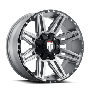 American Truxx BOOM Matte gunmetal 20x9 -12 8x180mm 124.2mm - WheelWiz