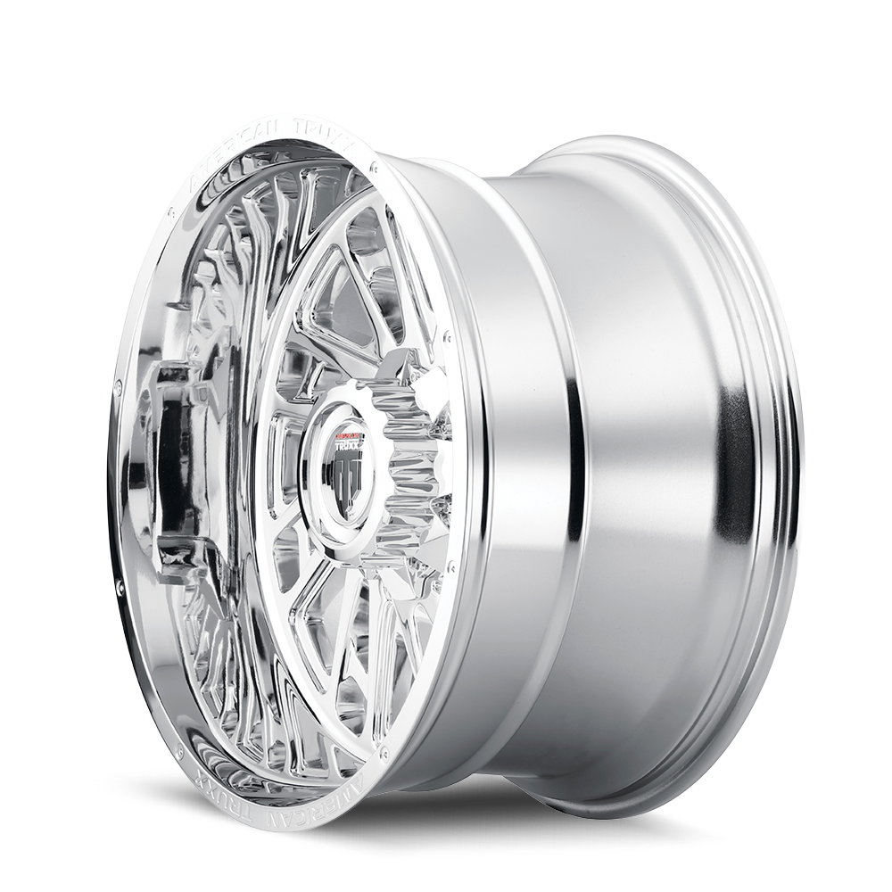 American Truxx BLADE Chrome 22x12 -44 8x165.1mm 125.2mm - Wheelwiz