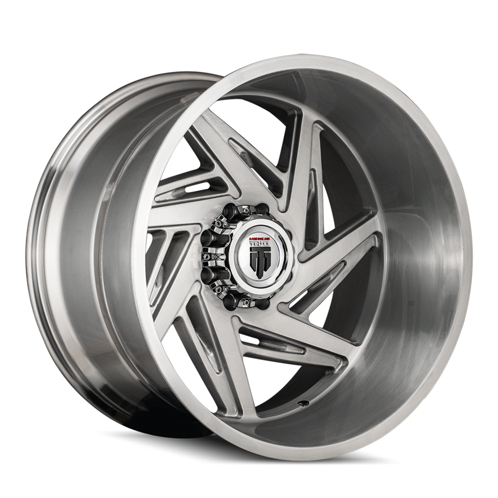 American Truxx SPIRAL Brushed milled 24x14 -76 5x139.7mm 87.1mm - WheelWiz