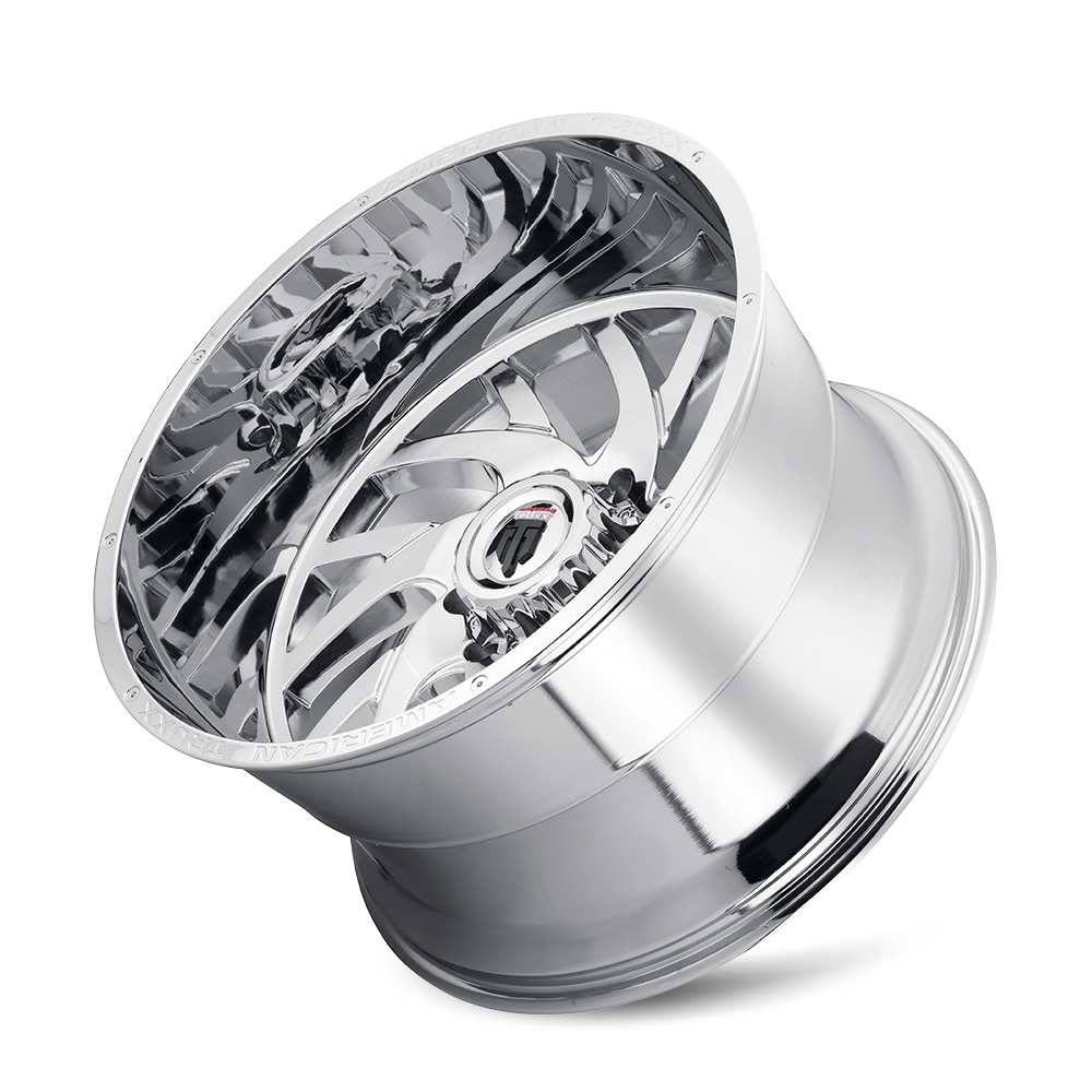 American Truxx XCLUSIVE Chrome 24x14 -76 8x165.1mm 125.2mm - WheelWiz