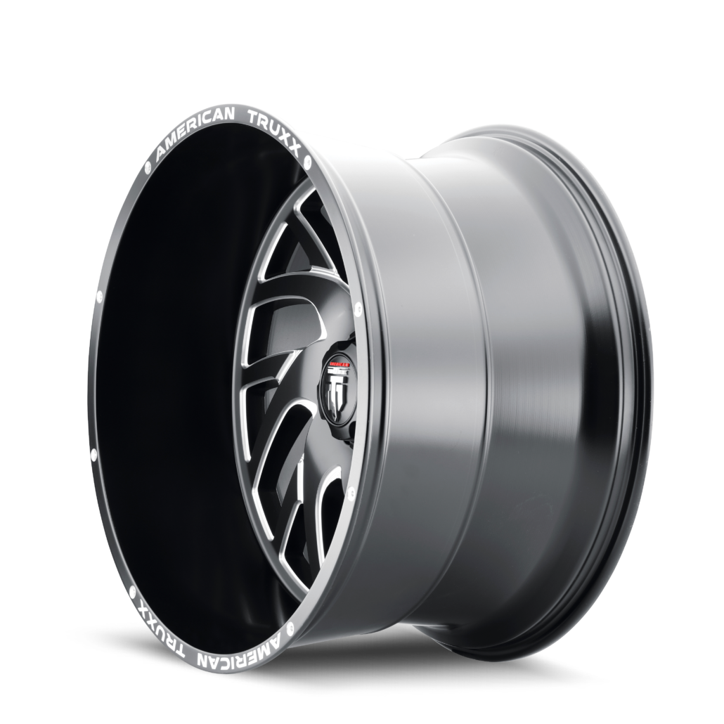 American Truxx XCLUSIVE Satin black milled 26x14 -76 8x170mm 125.2mm - WheelWiz