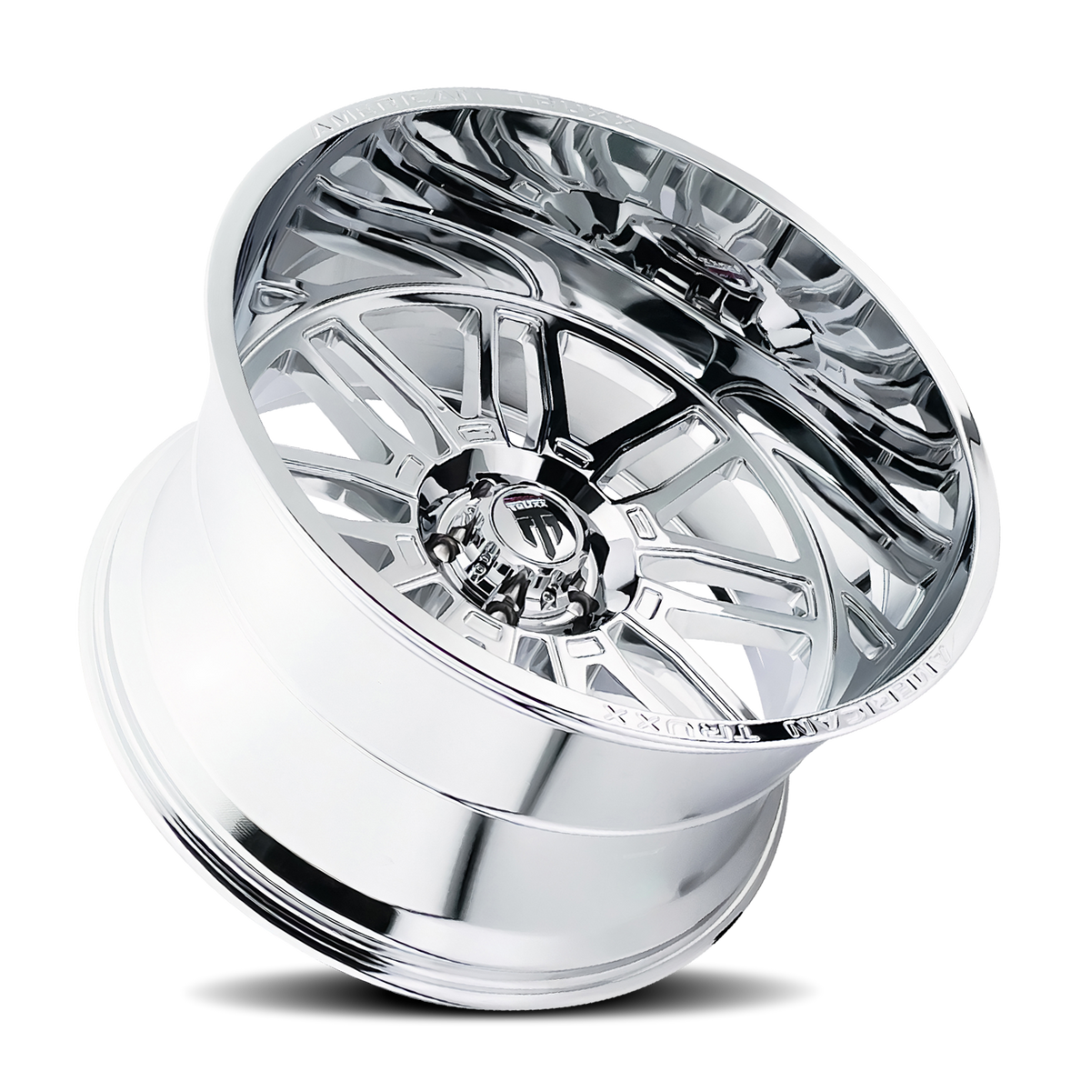 American Truxx RESTLESS Chrome 24x14 -76 8x170mm 125.2mm - Wheelwiz