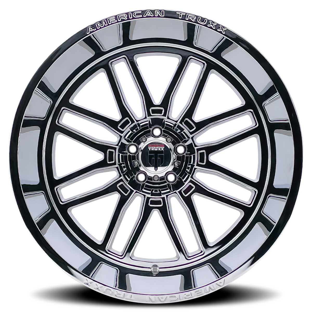 American Truxx RESTLESS Chrome 20x10 -25 8x180mm 124.1mm - Wheelwiz