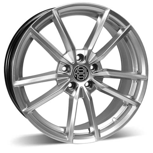 RSSW Grid Hyper Silver 17x7.5 +40 5x114.3mm 60.1mm