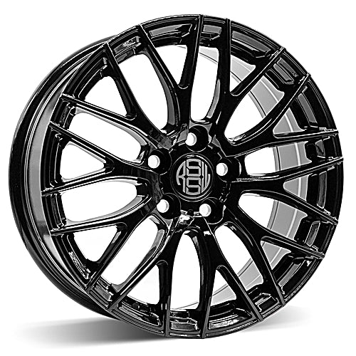 RSSW Touring Gloss Black 17x7.5 +40 5x114.3mm 60.1mm