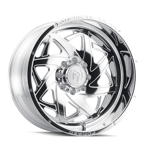 American Truxx KRONOS Polished 24x14 -76 6x139.7mm 106.1mm - WheelWiz