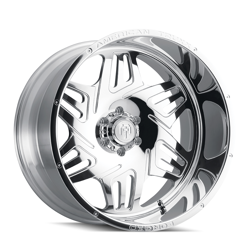 American Truxx ORION Polished 24x14 -76 6x139.7mm 106.1mm - Wheelwiz
