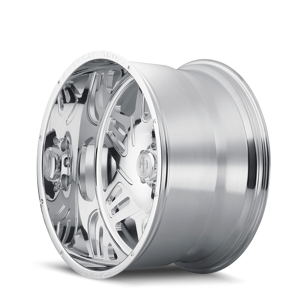 American Truxx ORION Polished 24x14 -76 8x180mm 124.2mm - Wheelwiz