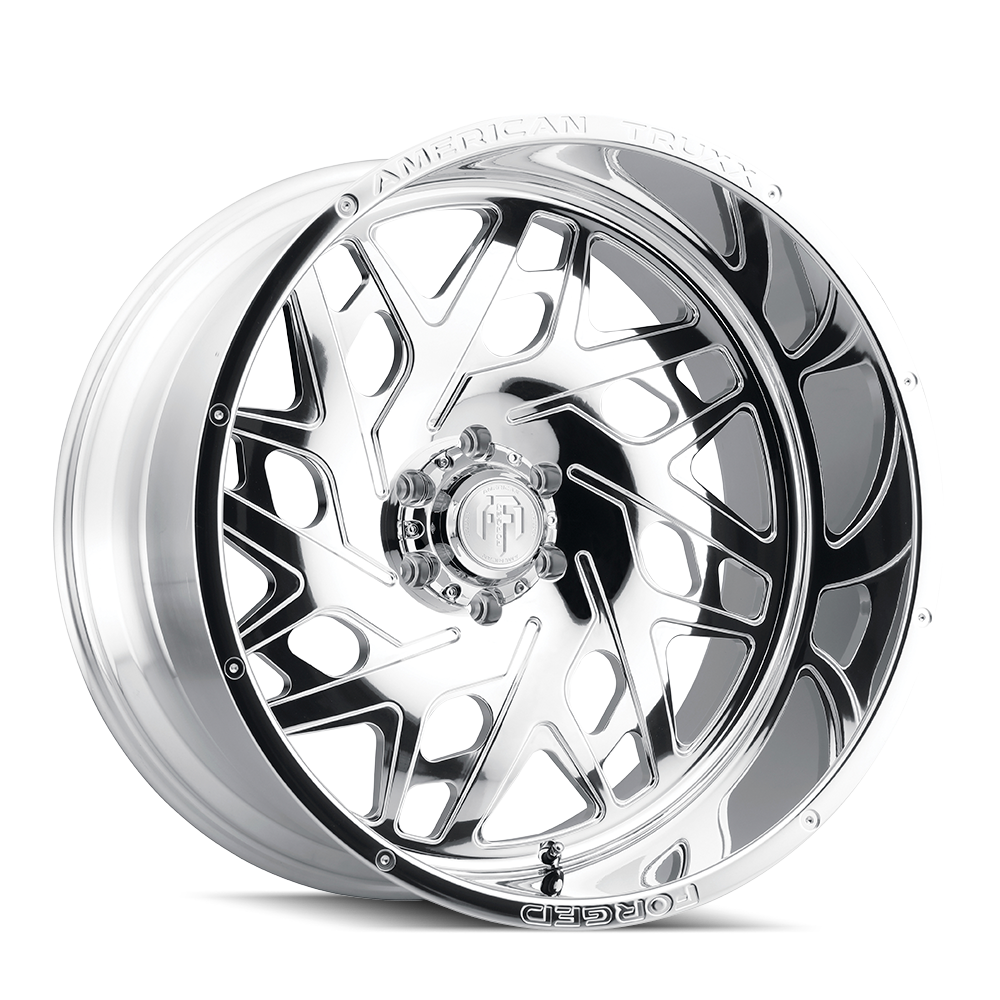 American Truxx ARIES Polished 22x12 -44 8x170mm 125.2mm - Wheelwiz