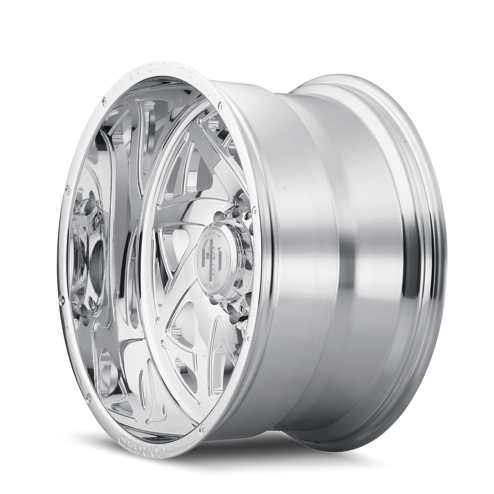 American Truxx KRONOS Polished 24x14 -76 8x165.1mm 125.2mm - Wheelwiz