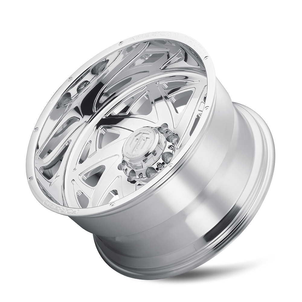 American Truxx KRONOS Polished 24x14 -76 8x180mm 124.2mm - Wheelwiz