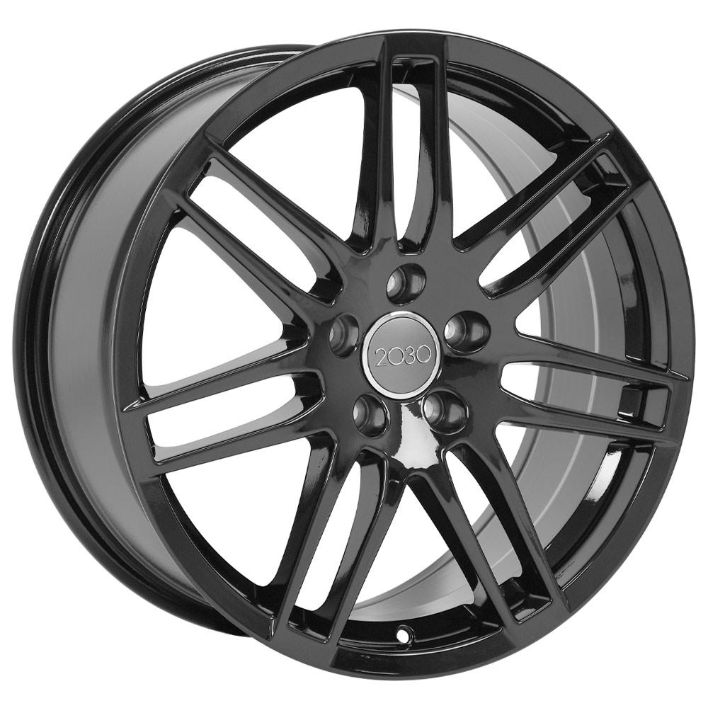 OE Wheels Replica AU05 Gloss Black 18x8.0 +42 5x112mm 66.6mm - Wheelwiz