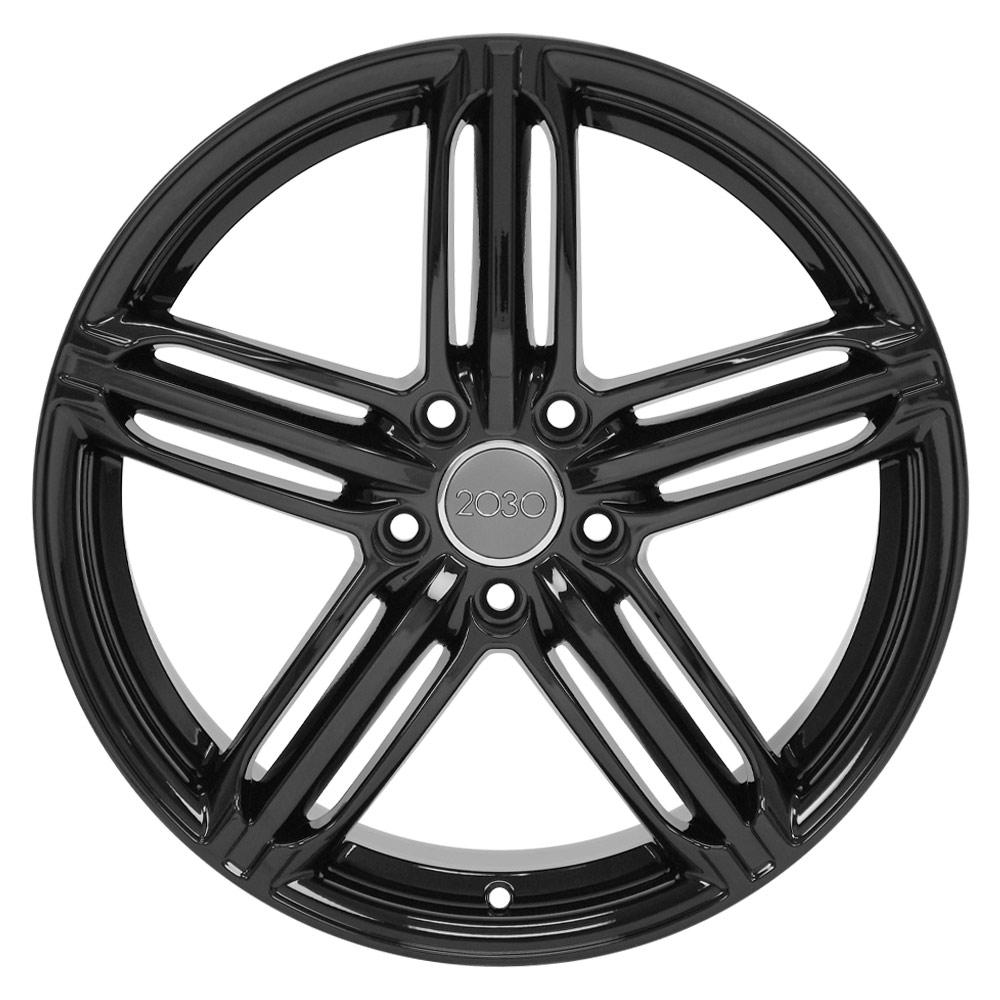 OE Wheels Replica AU12 Gloss Black 18x8.0 +35 5x112mm 66.6mm - Wheelwiz